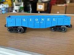 Vintage LIONEL 6042 Blue Long Gondola Postwar Car