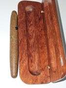 Two Sir Winston wood cigar boxes, cigar pen, and The Cigar Companion hardback book with dust cover.