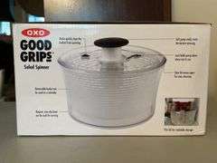 (2) NIB Salad Spinners…..OXO Good Grips brand and MIU brand