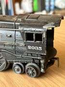 Lionel O GAUGE 2035 Steam Engine…..needs cleaned from being in attic….missing one light…..shows age from being loved by family and friends