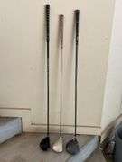 Selection of (3) golf clubs (see pics for styles)
