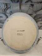Like New Alex Marshall 12" Low Bowl in Speckled Blue STAND NOT INCLUDED...