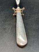 Vintage Sterling Handle Meat Carving Fork…..8-3/4” long…..prongs are stainless