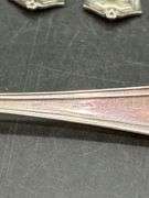 (4) Sterling Dinner Forks……maker is not visible on back…..154 grams….needs polished