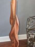 Beautiful vintage handcrafted unique sculptured art piece/walking stick ~ 35"