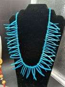 Nice selection of beaded and shell costume necklaces
