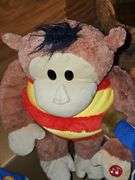 Vintage stuffed animals in good shape.
