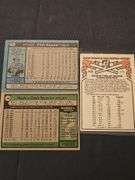 A grouping of baseball cards, mostly from the late 70s and early 80s. See all photos and additional info.