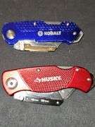 kobalt and Husky utility knives