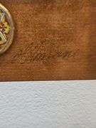 Exquisite framed shadow box diorama of Jewish articles signed by local artist 13x1.75x15...