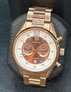 REPRODUCTION TAG HEUER Carrera Calibre 36 Flyback Chronograph with Rose Gold-tone Dial Steel Men's Watch (G2613M)……WATCH IS NOT ORIGINAL NOR AUTHENTIC