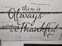 Inspirational art for wall hanging or can sit on a shelf.