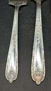 Sterling 5-piece place setting of Della Robbia by Alvin…..includes salad fork, dinner fork, knife, teaspoon and tablespoon…..139 grams not including knife