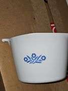CorningWare blue corn flour batter bowl.