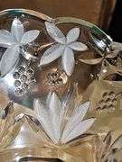 Mikasa floral mist centerpiece footed bowl. Never used has tags and still in box.