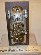 Vintage Jewish Hebrew Frank Meisler Mezuzah מְזוּזָה‎ Sculpture...