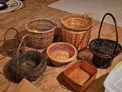 Nice selection of baskets.