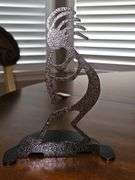 Kokopelli book end. 7 in tall