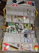 Tackle box and contents.