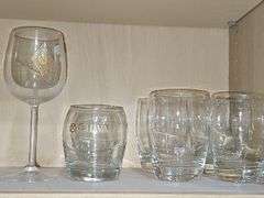 Cabinet of stemware. Matching set of 11 iced beverages, 11 wine glasses, 12 coupe champagne glasses. Matching set of 8 "H" monogrammed glasses, four shrimp cocktail stems with liners and more. See all photos.