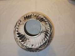 Gorgeous 9x9 intricately carved American Indian round vase...