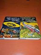 Tom Swift books volumes one through 10 inclusive with dust covers, and volume 29. Also included the Hardy boys series book 2. Tom Swift copyrights run from 1954 -1957 and 1967. Hardy boys copyright 1959. See all photos