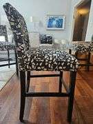 Beautiful Like New Heckman upholstered barstool 20" w x 19" seat d x 16" seat back h x 29" seat h x 44" total h...