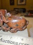 Very nice hand-carved Chinese soapstone pot...
