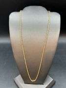 14K yellow gold 18” rope chain…..5 grams….marked 585
