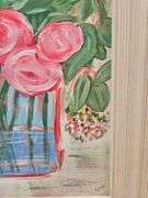 Beautiful framed original art on canvas 14.5x17.75...