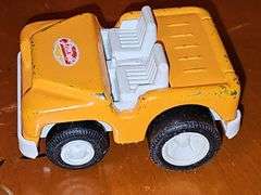 Tonka toys. All have been played with