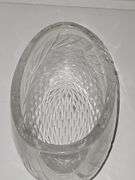 Saratoga Crystal bowl. 9 in wide X 5 in tall. Has been engraved on one side.