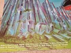 Grouping of albums by Michael Jackson, Pat Benatar, Boston, REO Speedwagon, Gary Douglas, and Peter Frampton.