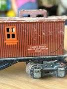 (2) New York related train cars…..could not find any markings to indicate Lionel…..in fair condition