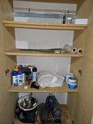 Cabinet contents as shown. Cabinet is not included.
