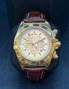 REPRODUCTION Breitling 1884 Chronometre Certifie Watch with the leather band…..THIS WATCH IS NOT ORIGINAL NOR AUTHENTIC