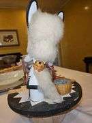 Vintage "Wolf" Kachina Doll signed by Kachada Montiel