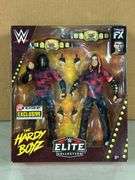 WWE Elite Collection THE HARDY BOYZ action figures…..small tear on corner of box
