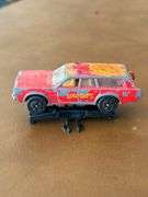 Lionel Lehigh Valley (L.V. 25000) Rail Car with vintage die cast Playart fire department station wagon