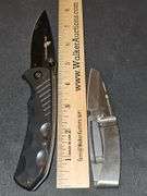 Delta waterfowl lock blade knife and true clipster knife