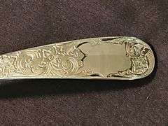 Sterling silver S. Kirk & Son Old Maryland Gravy Ladle. Weight 68.4 grams