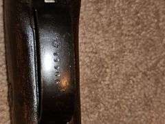 Black powder gun replica/disabled. See all photos.