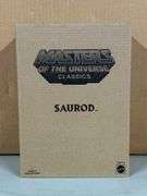 Masters of the Universe Classics SAUROD Evil Spark Shooting Reptile action figure in original box
