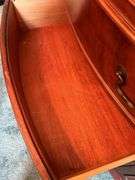 Beautiful vintage mahogany buffet with 6 drawers and 2 side compartments……62 x 21-3/4 x 36 tall….has slight blemishes from every day use….this piece is at least 80 years old and is a family heirloom