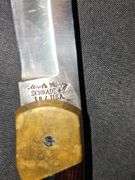 Schrade lock blade knife and leather case