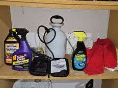 Cabinet contents as shown. Cabinet is not included.