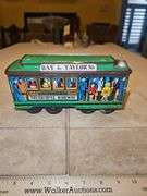 Vintage Powell & Mason/Bay & Taylor #504 tin toy cable car in very good vintage condition...
