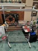 Clothes drying rack…..37w x 57-1/2 tall…..top rack does expand on both ends