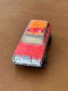 Lionel Lehigh Valley (L.V. 25000) Rail Car with vintage die cast Playart fire department station wagon