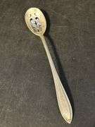 Antique T.S. Co. Sterling Olive Spoon…..19 grams